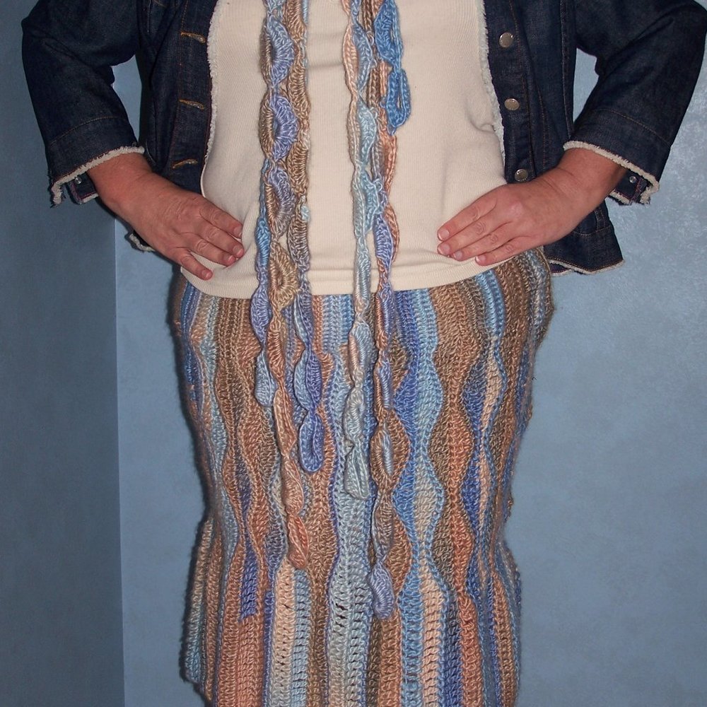 Hand Made Soy Yarn Tulip Skirt